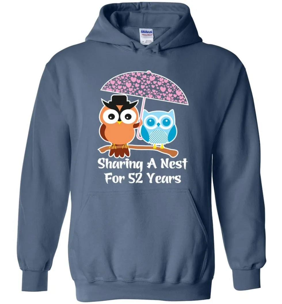 52 Years Wedding Anniversary Gifts Valentine's Day Hoodie