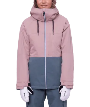 686 Women's Athena Insulated Snowboard Jacket Dusty Mauve Colorblock 2024