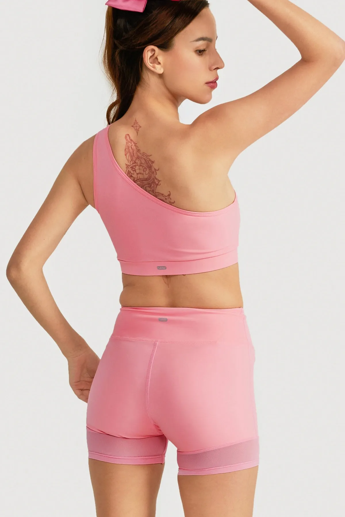 Air Flow Shoulder Off Crop Top Bra