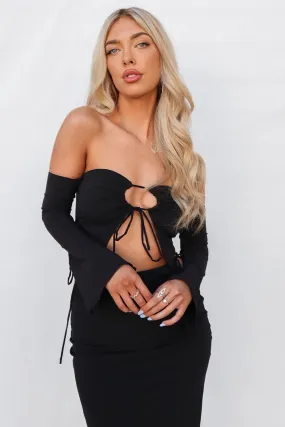 Allira Set Top - Black