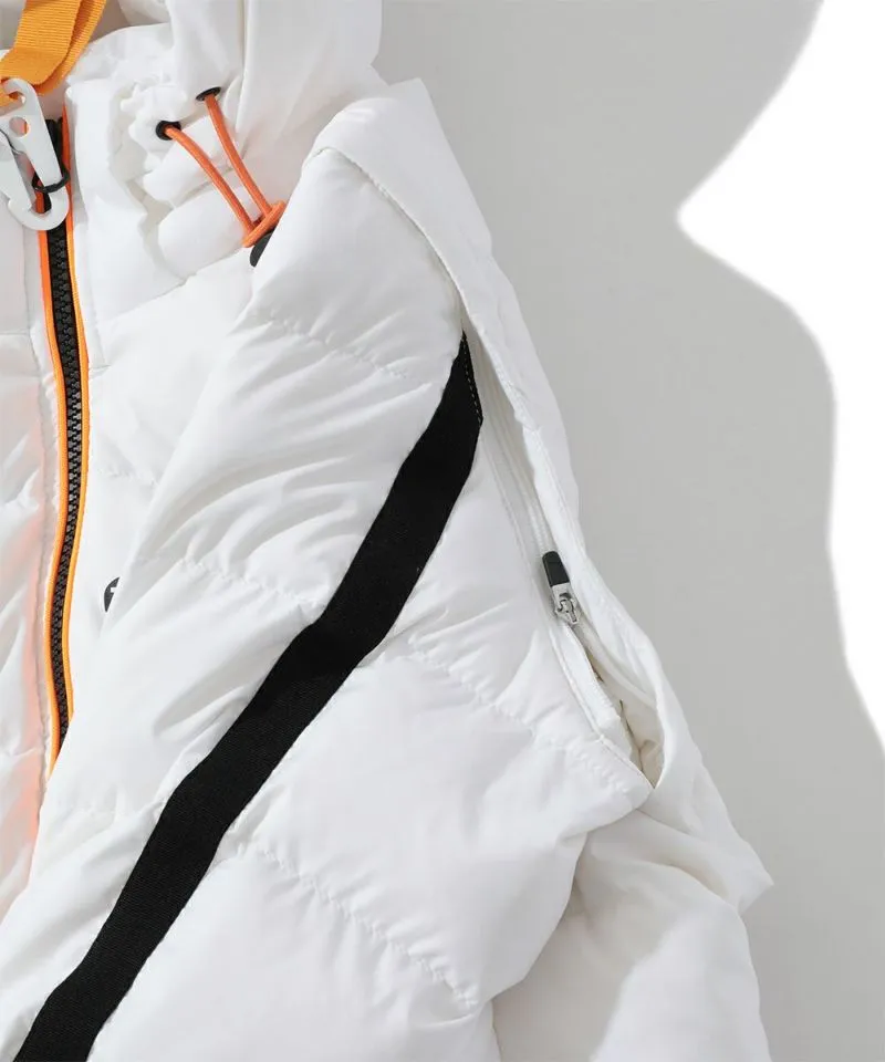 Analogy Detachable Long Down Jacket | WOMEN