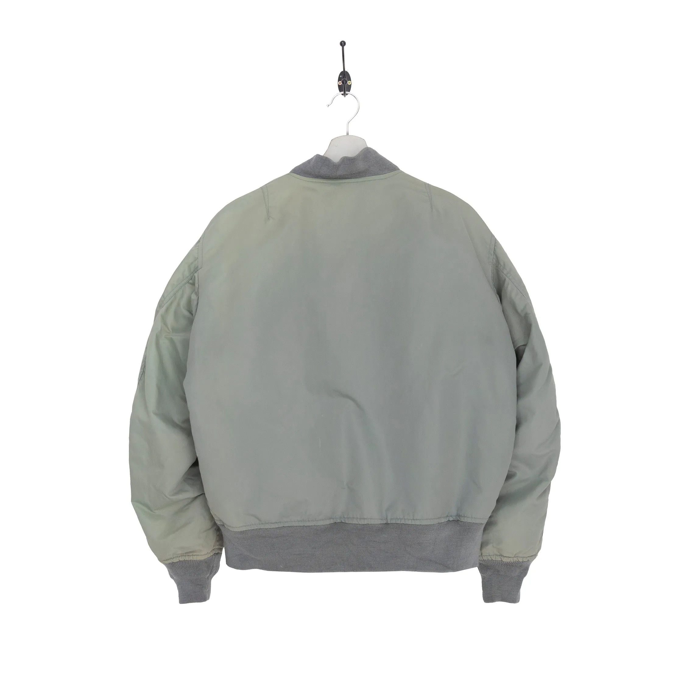 Avirex Sage Green Reversible Bomber Jacket