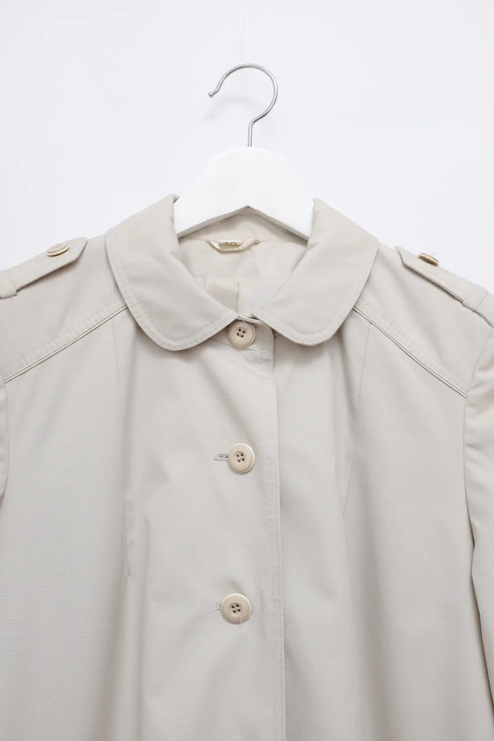 BEIGE VINTAGE TRENCH COAT