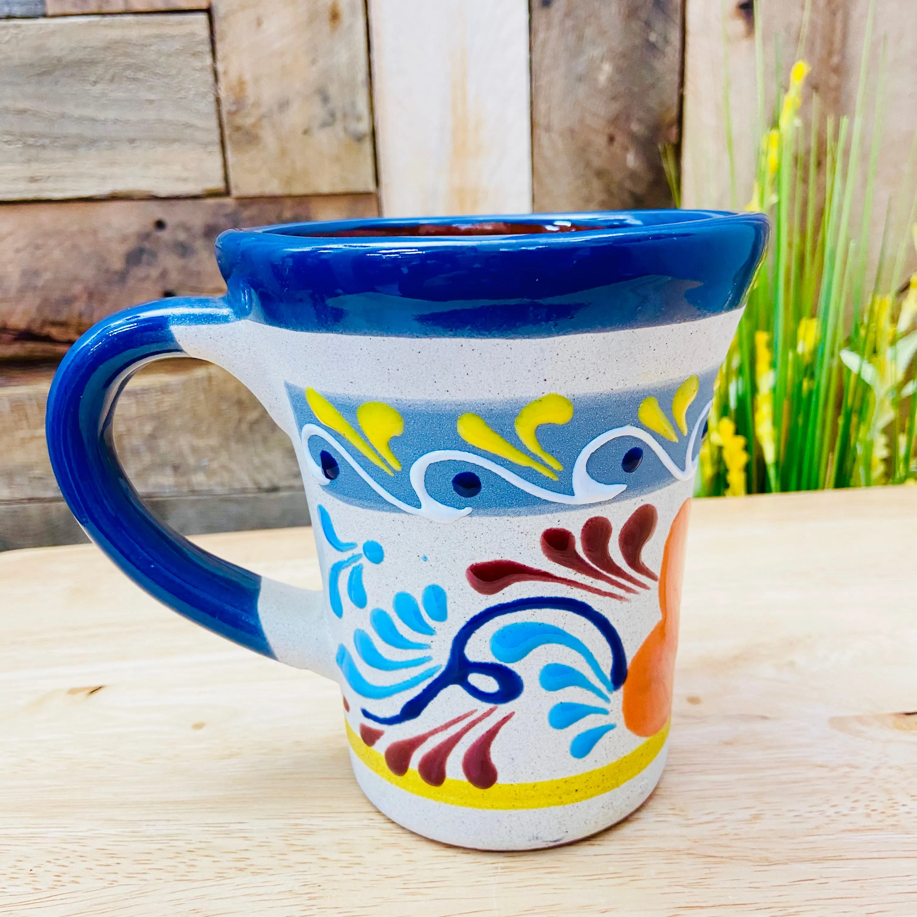 Big Clay Mug - Trumpet Style