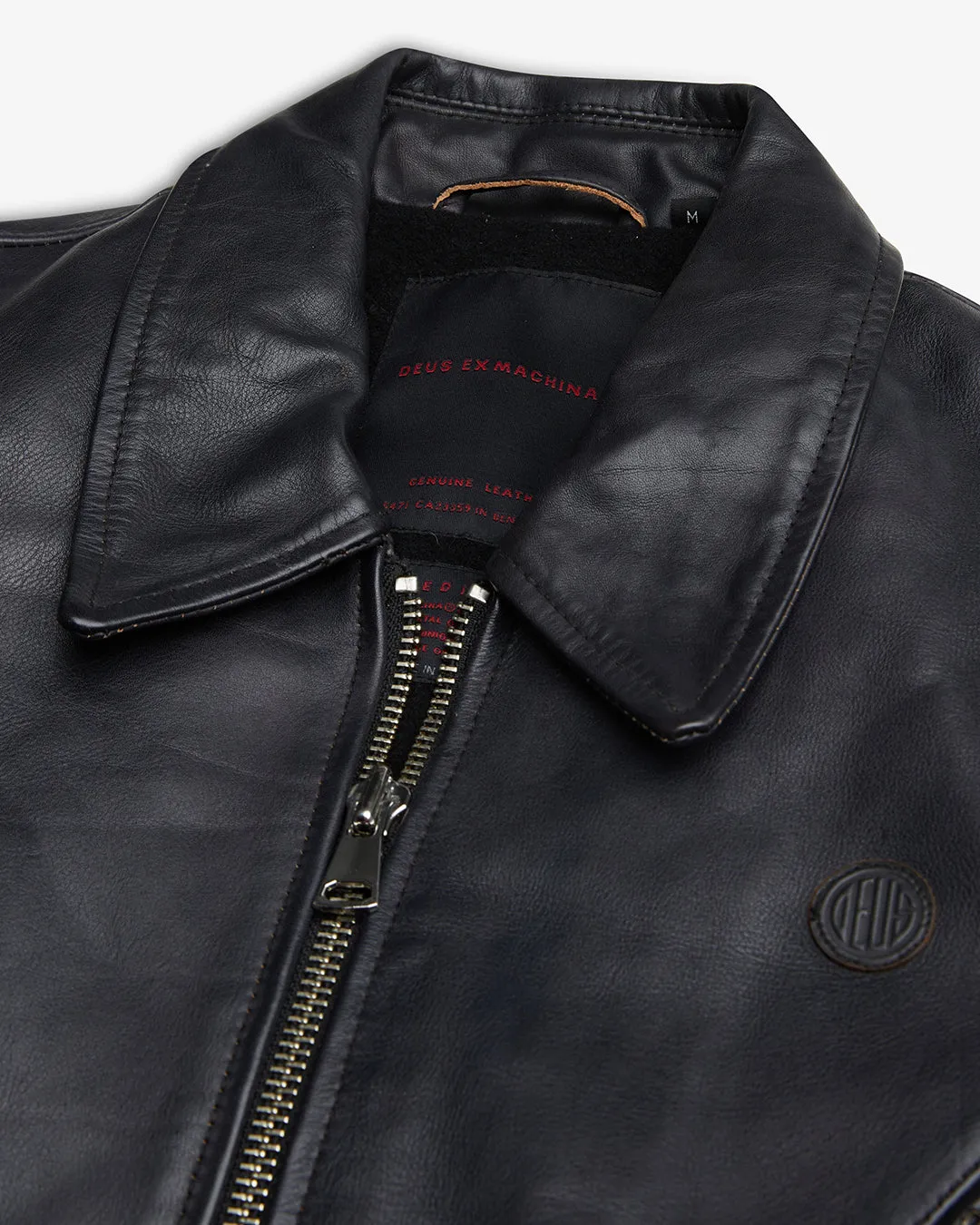 Blizzard Leather Jacket - Black