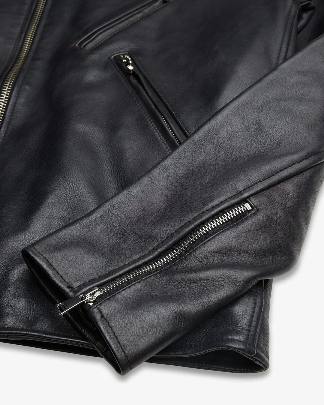 Blizzard Leather Jacket - Black