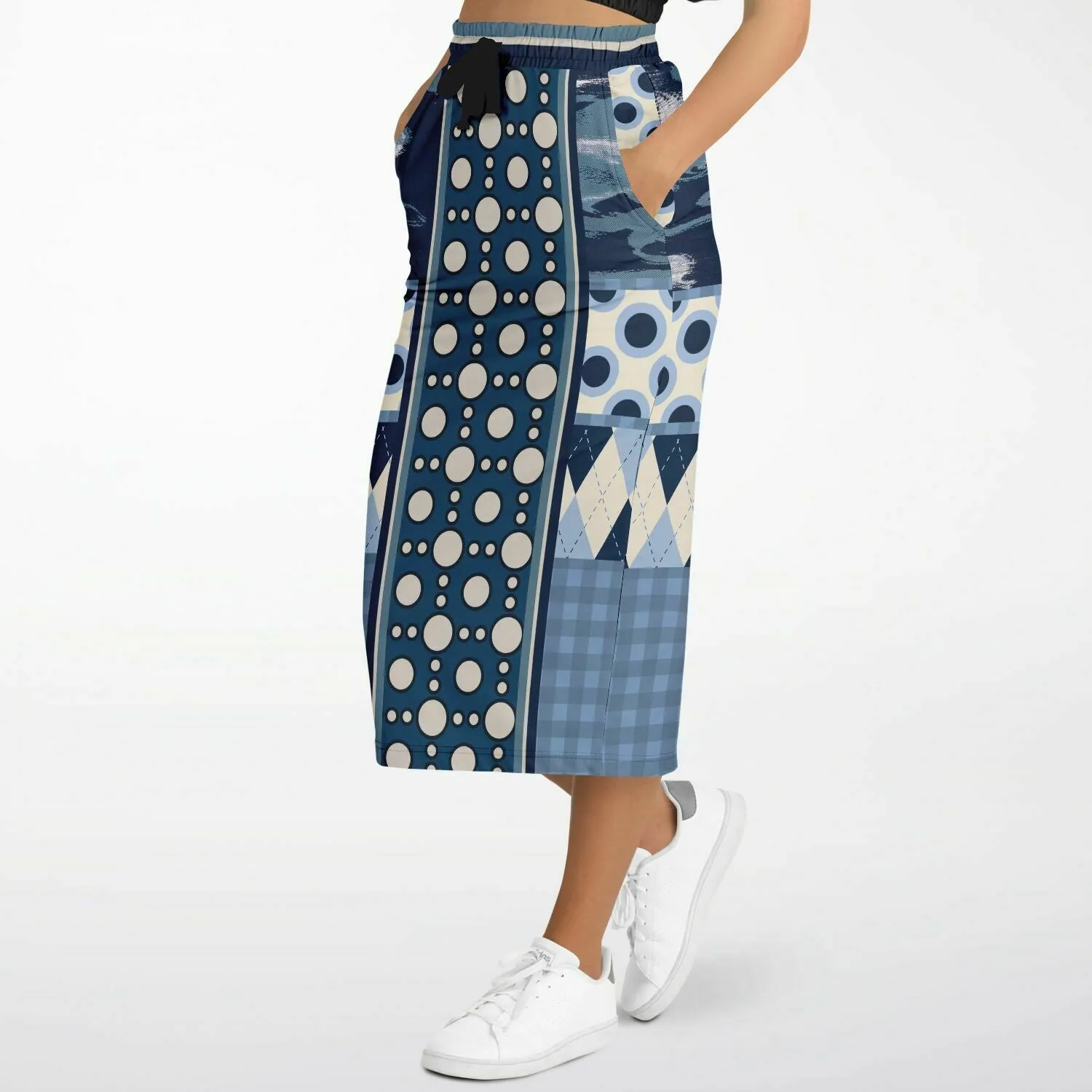 Blueberry Hill Eco-Poly Long Pocket Skirt