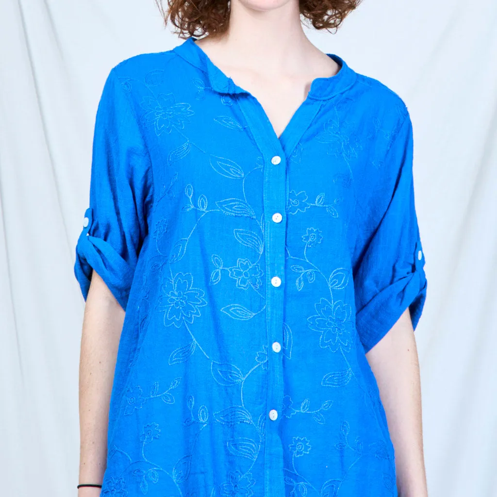 Bohemian chic blouse with detailed craftsmanship wholesale