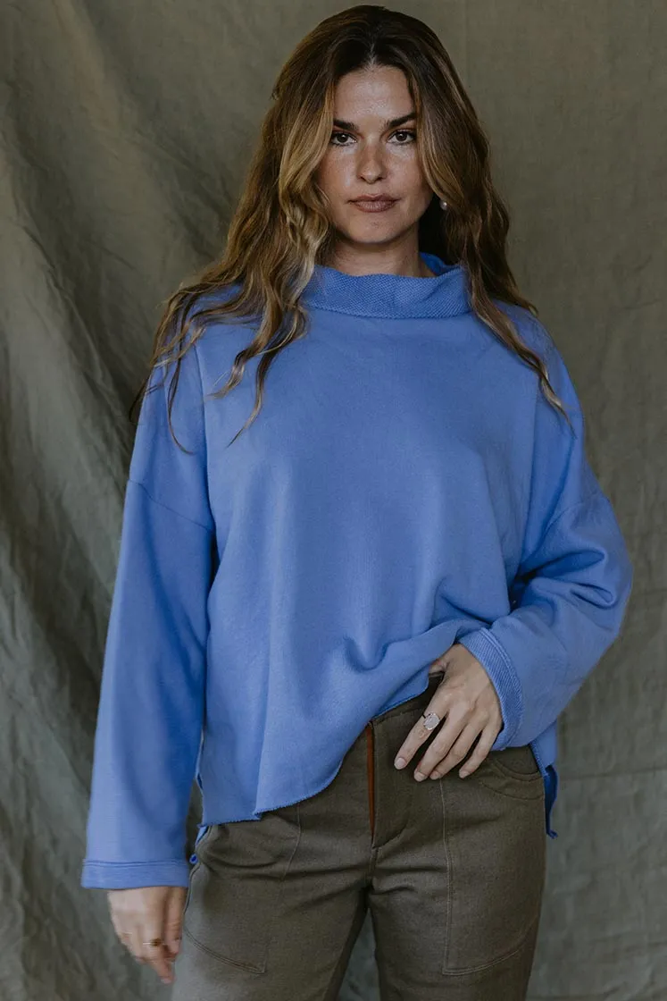 Boxy Long Sleeve - Periwinkle