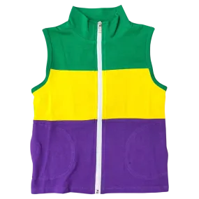 BS Knit Vest - Mardi Gras