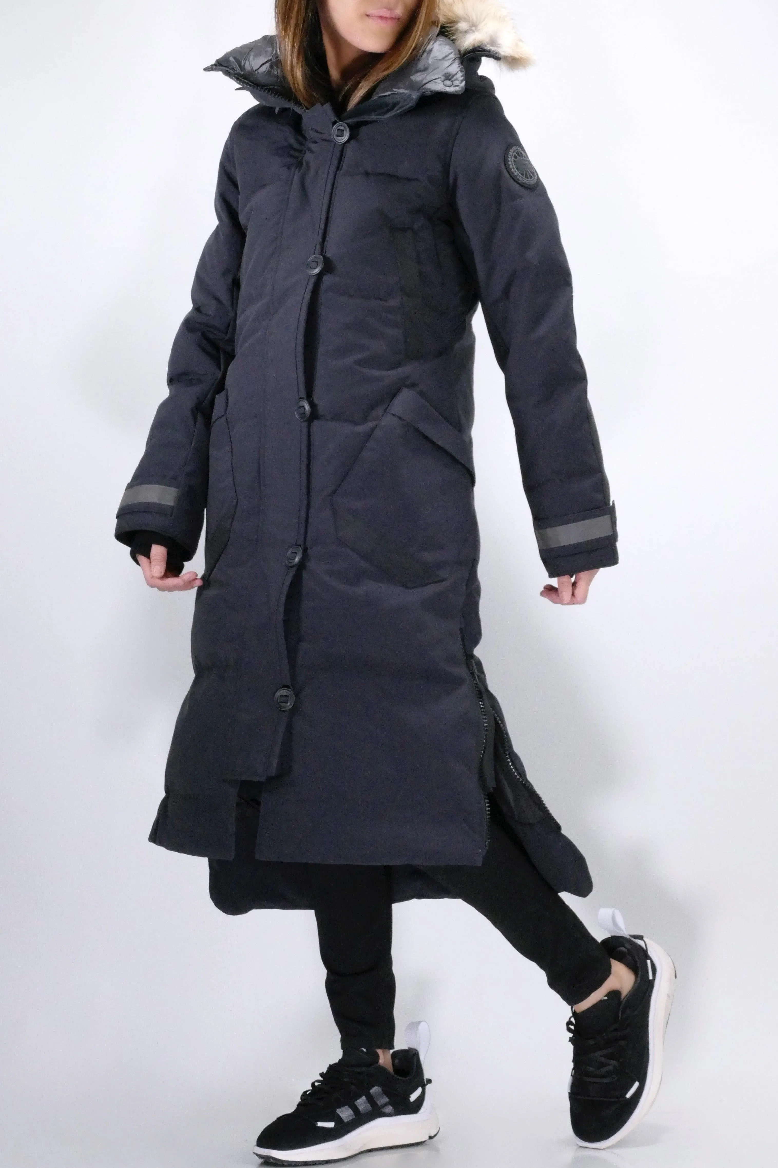 Canada Goose Womens *Parka Aldridge Black Label - Navy