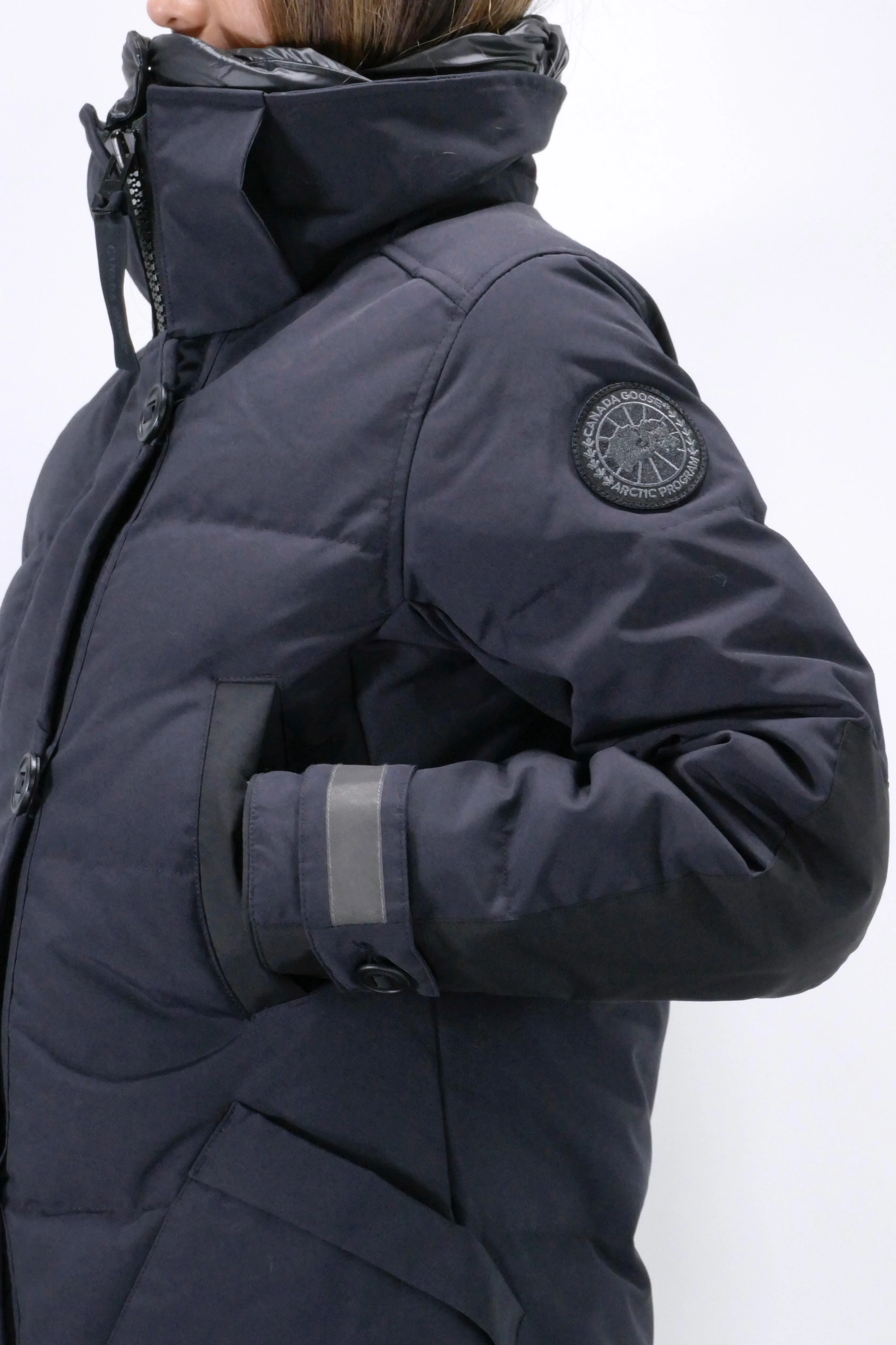 Canada Goose Womens *Parka Aldridge Black Label - Navy