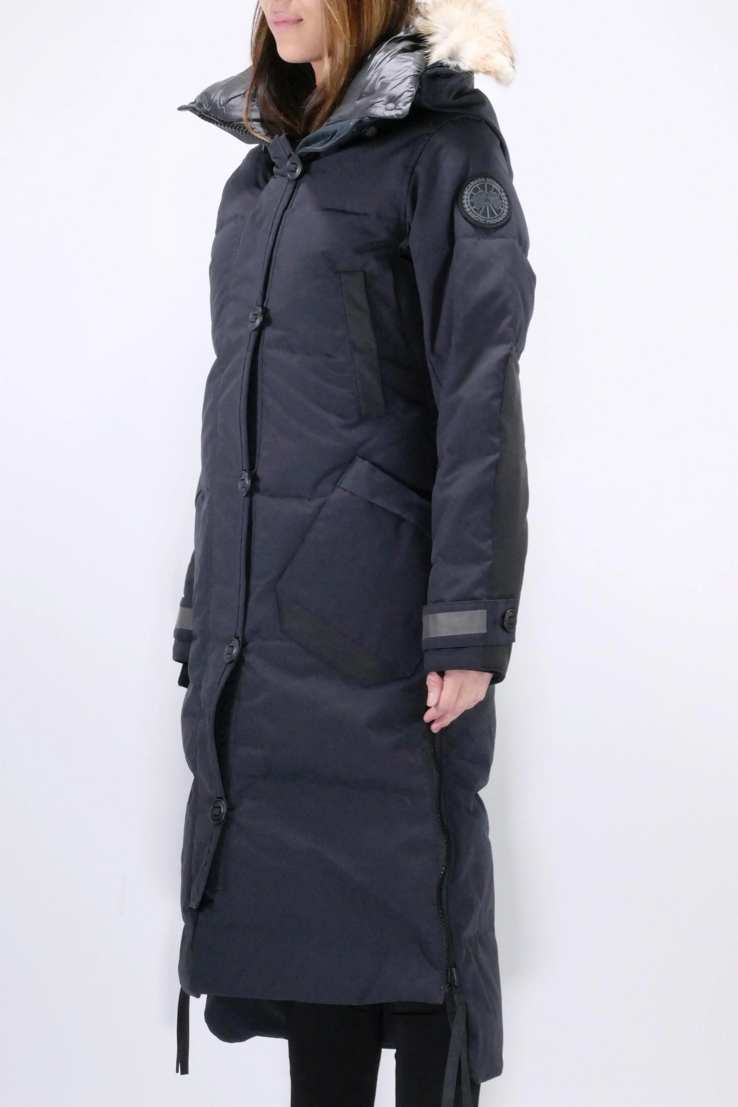 Canada Goose Womens *Parka Aldridge Black Label - Navy