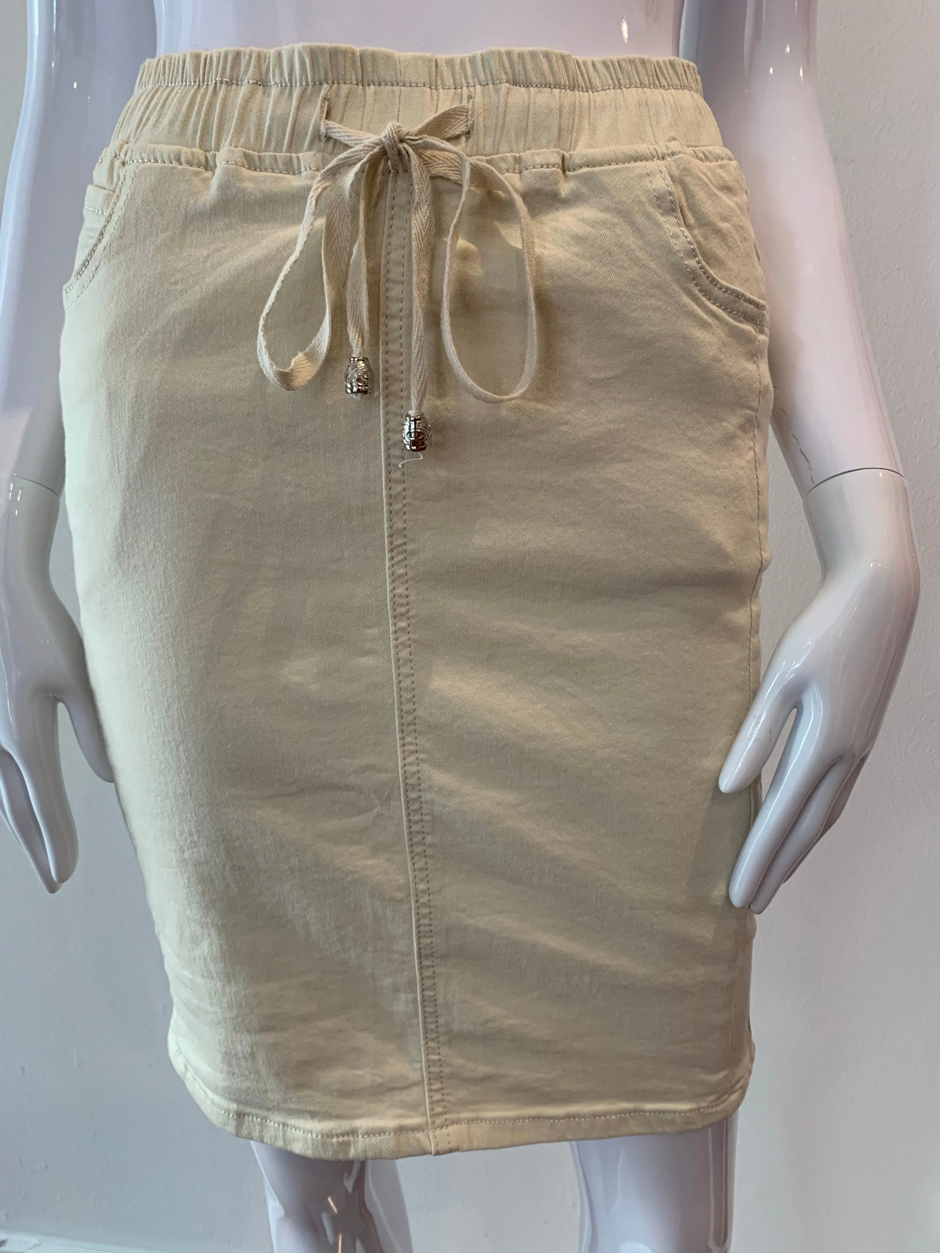 Cargo Skirt Beige