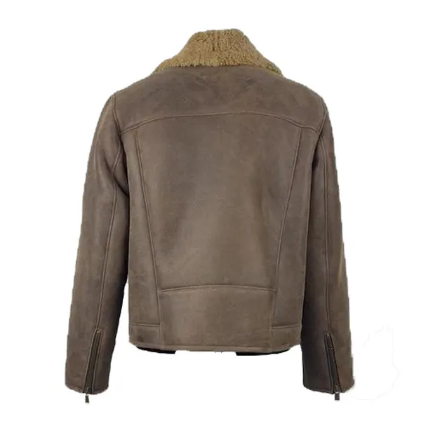 Carter's Brown Biker Shearling Jacket