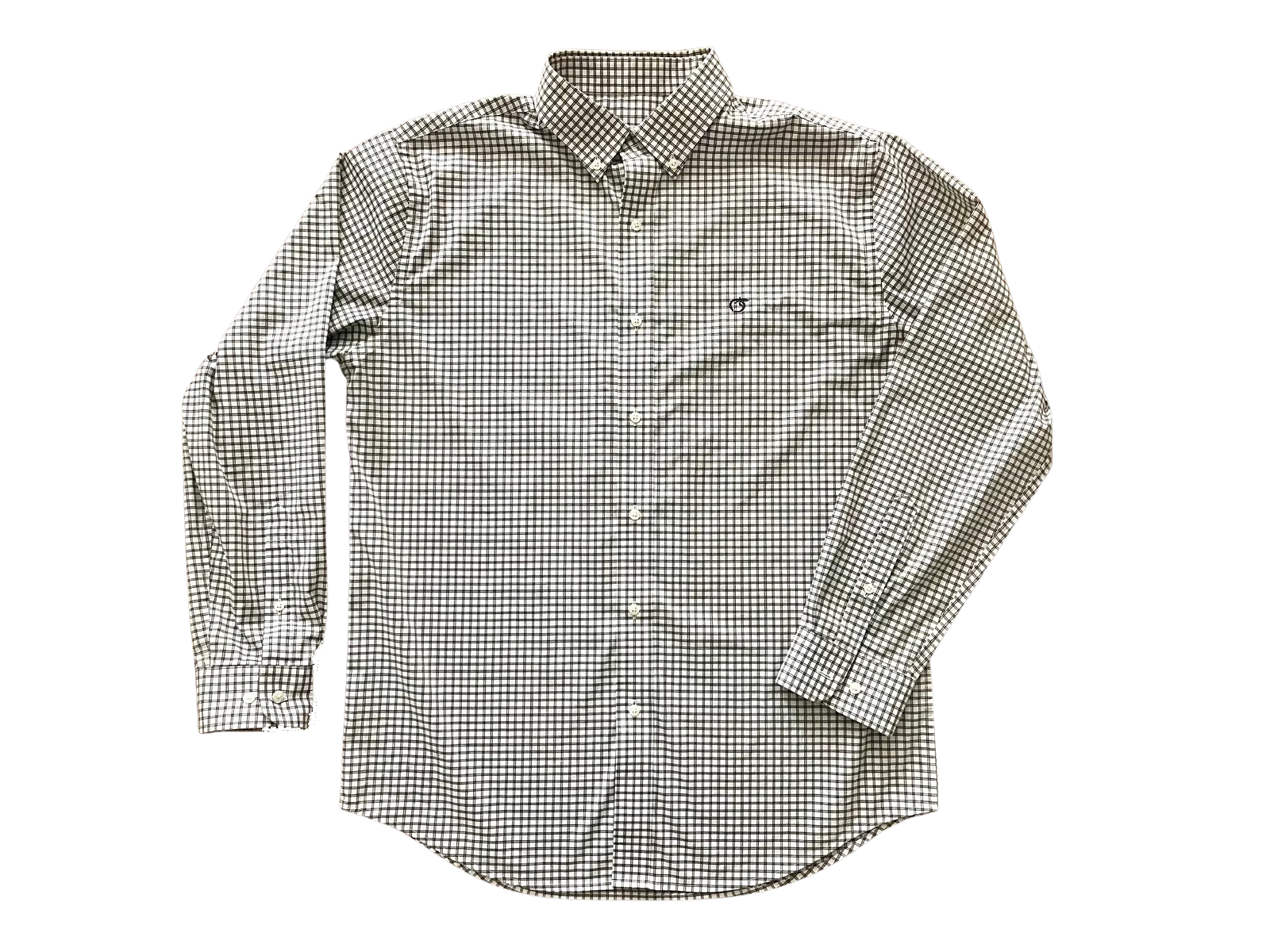 Charcoal & White PSP Performance Button Down