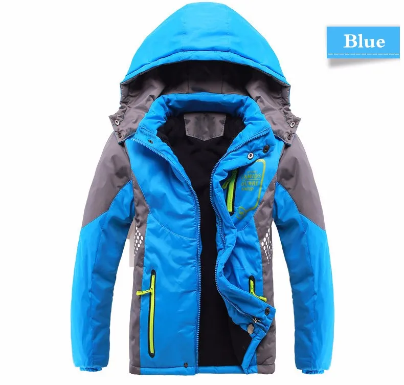 Children Outerwear Warm Coat Sporty Kids Clothes Double-deck