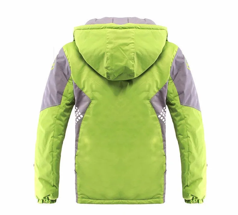 Children Outerwear Warm Coat Sporty Kids Clothes Double-deck