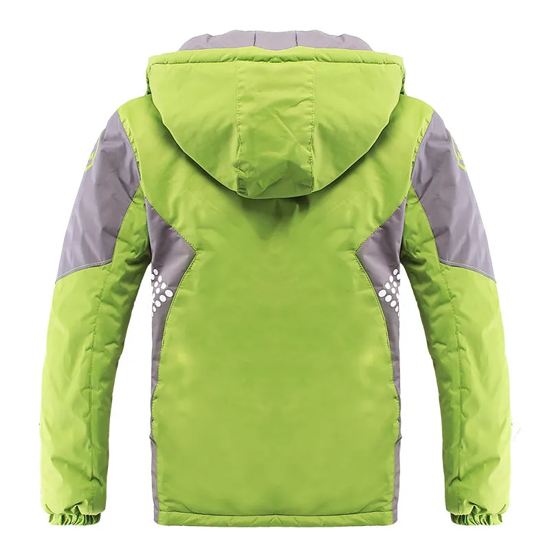 Children Outerwear Warm Coat Sporty Kids Clothes Double-deck