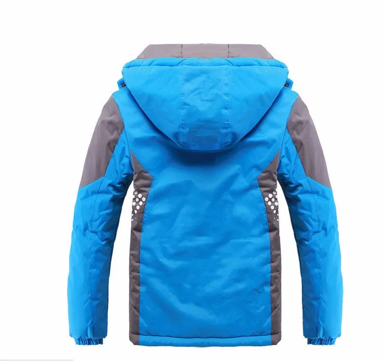 Children Outerwear Warm Coat Sporty Kids Clothes Double-deck