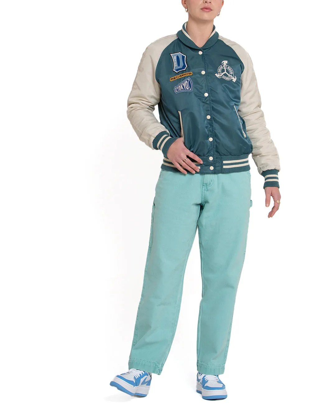 Chromatic Varsity Jacket - Mallard