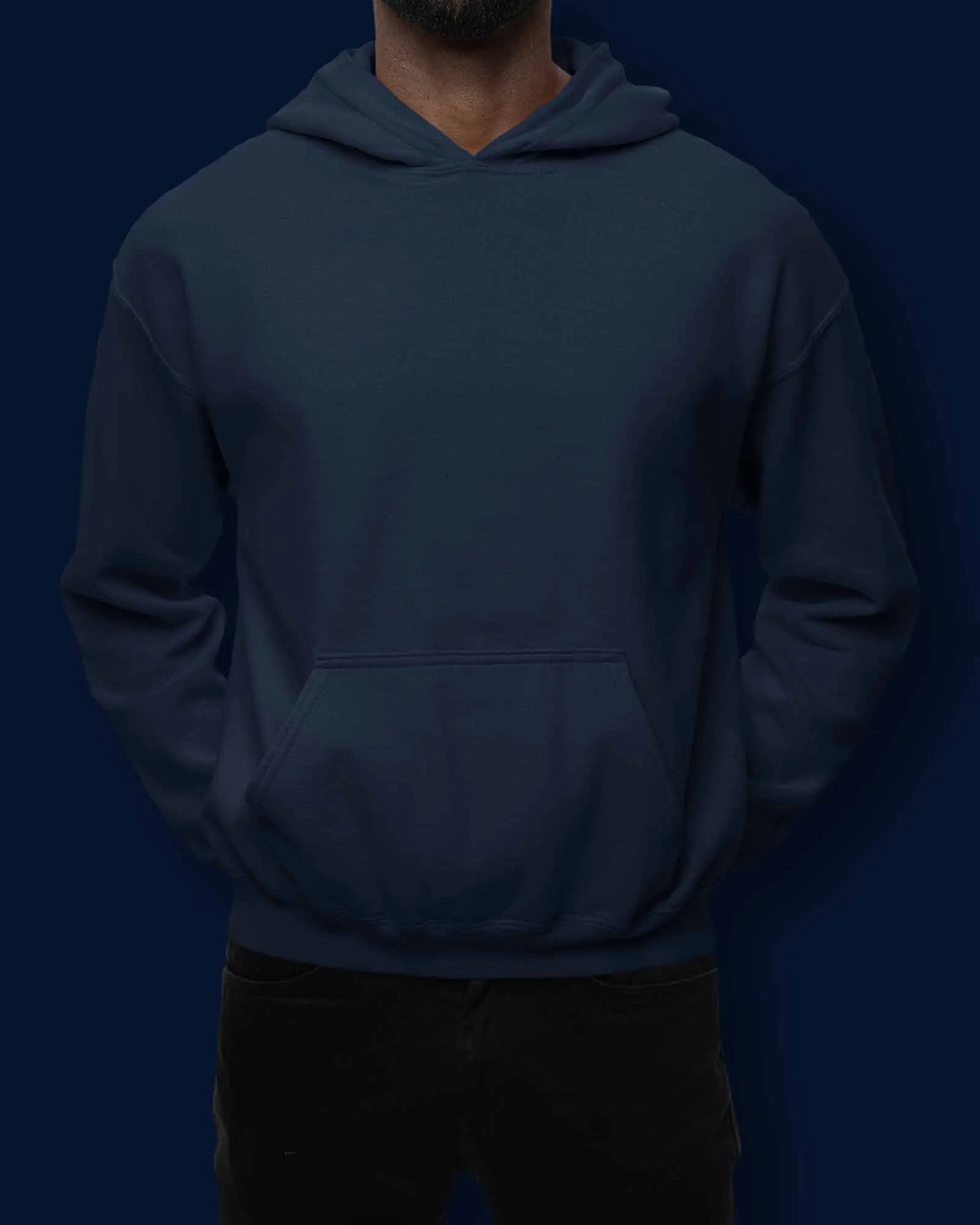 Classic Hoodie: Midnight Navy Blue