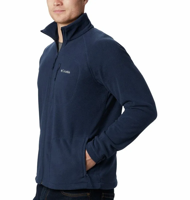 Columbia Mens Fast Trek II Full Zip Fleece Regular Fit-NAVY