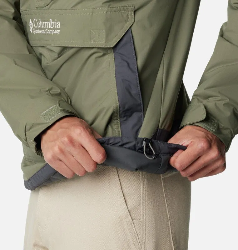 Columbia Mens Insulated Challenger Pullover -STONE GREEN