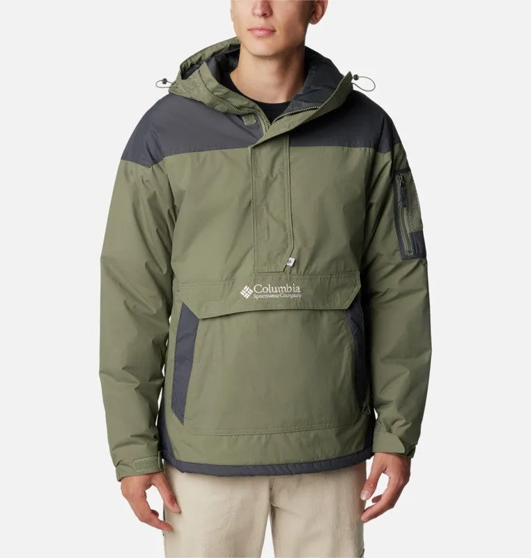 Columbia Mens Insulated Challenger Pullover -STONE GREEN