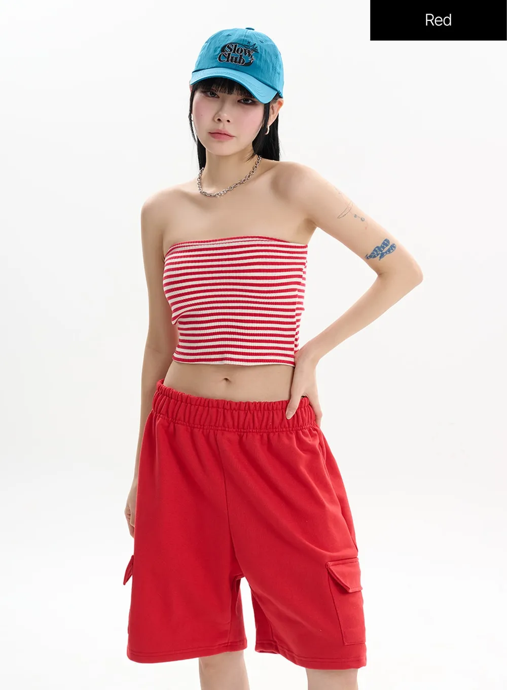 Chic Contrasting Striped Tube Top - Stylish Summer Essential for Effortless Fashion