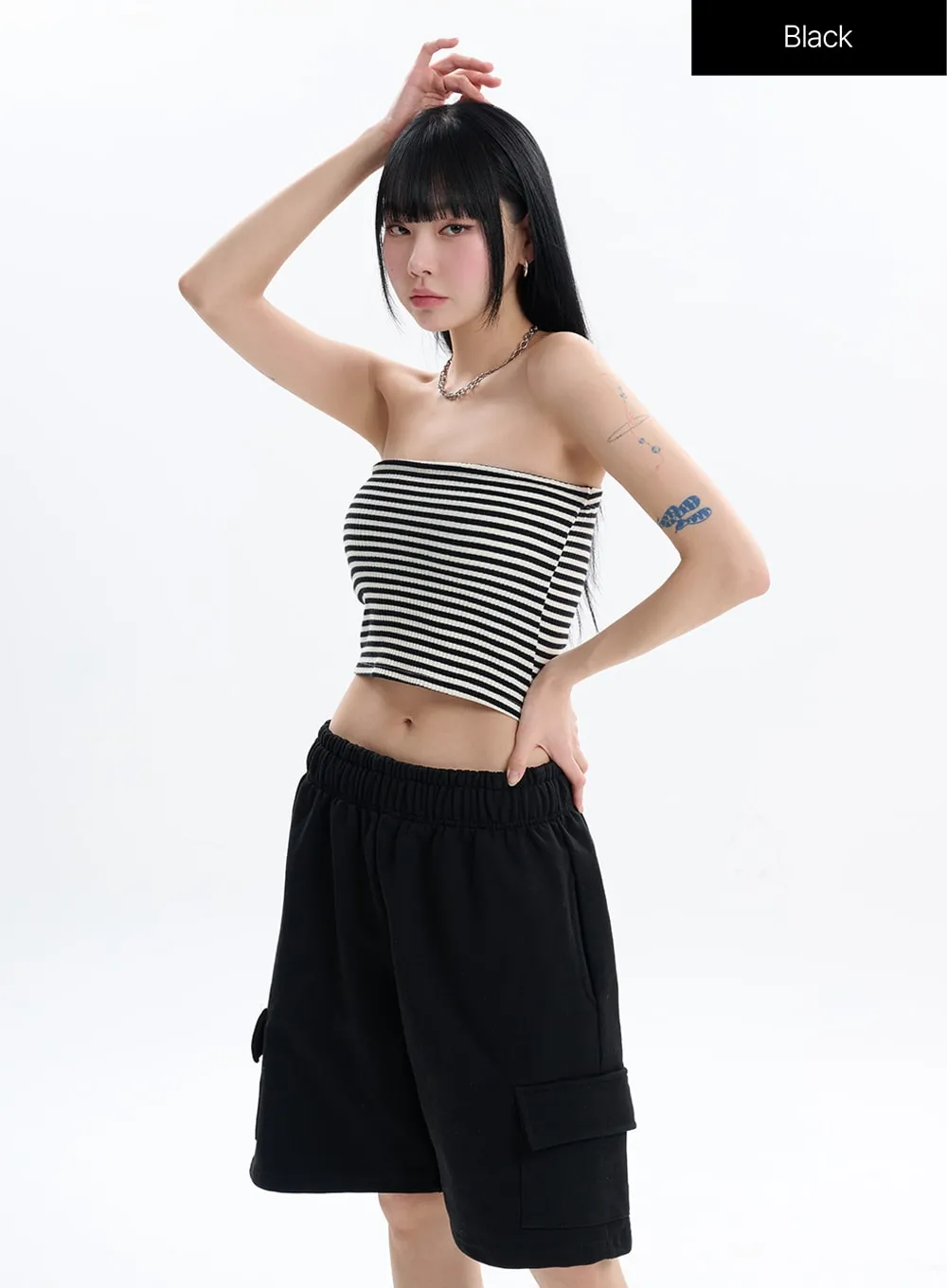 Chic Contrasting Striped Tube Top - Stylish Summer Essential for Effortless Fashion