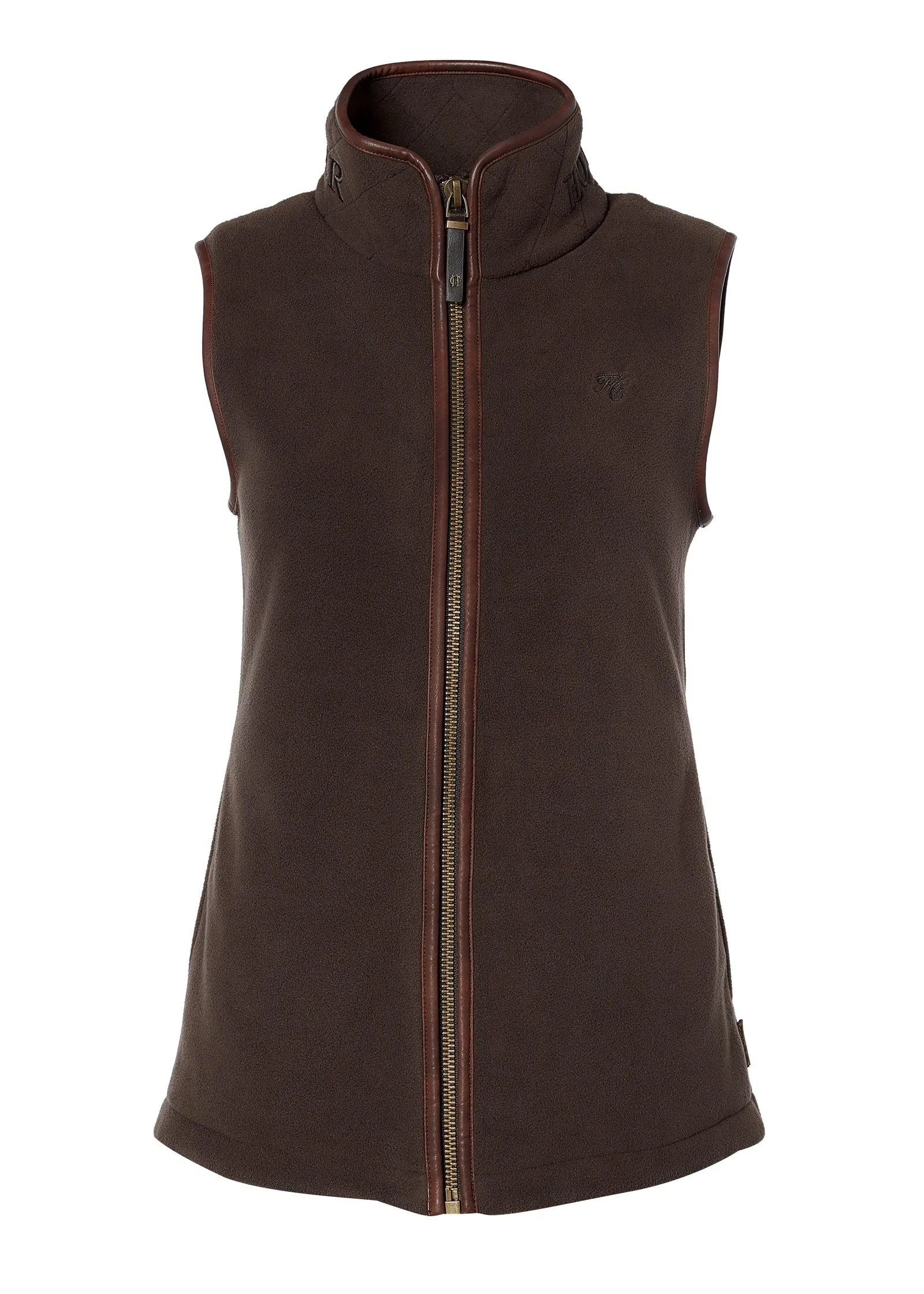 Country Fleece Gilet (Chocolate)