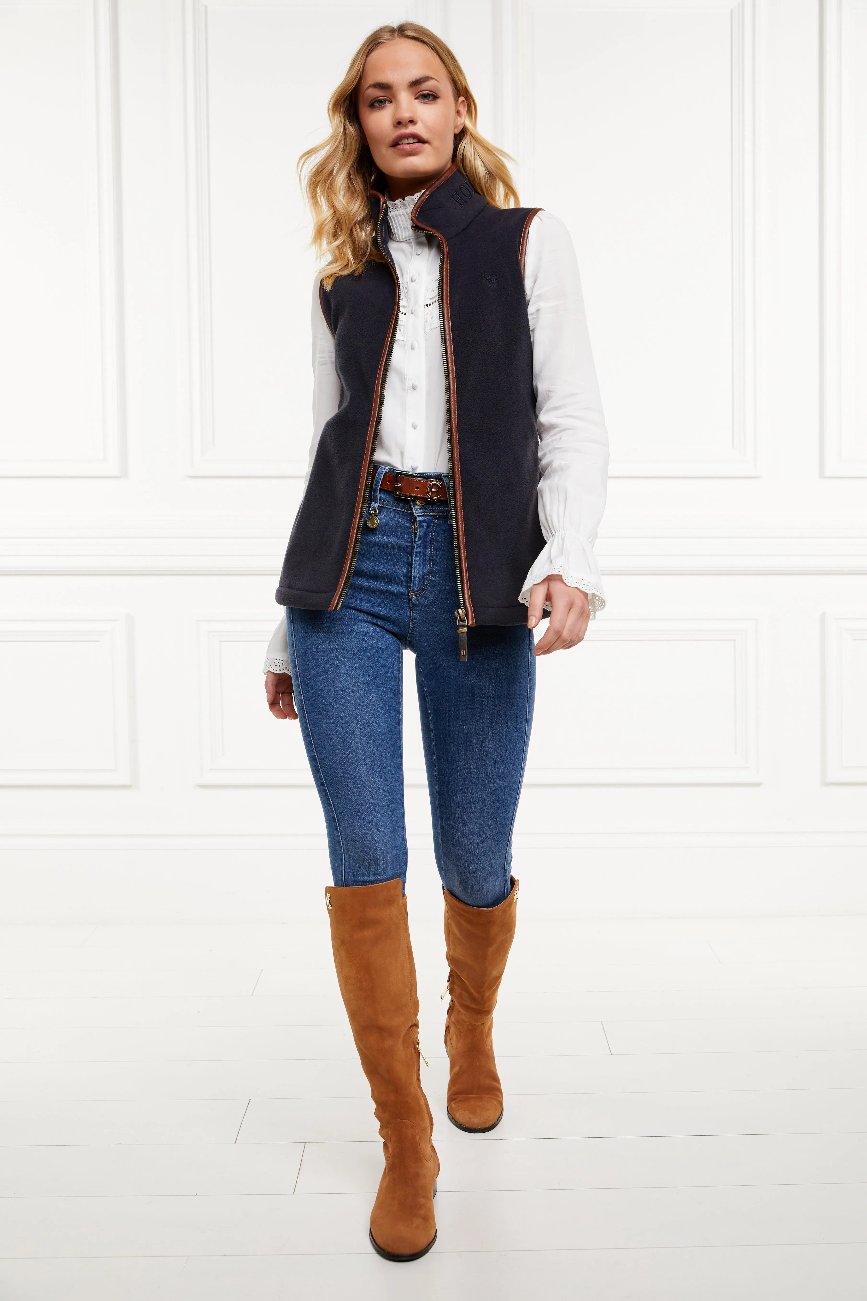 Country Fleece Gilet (Ink Navy)