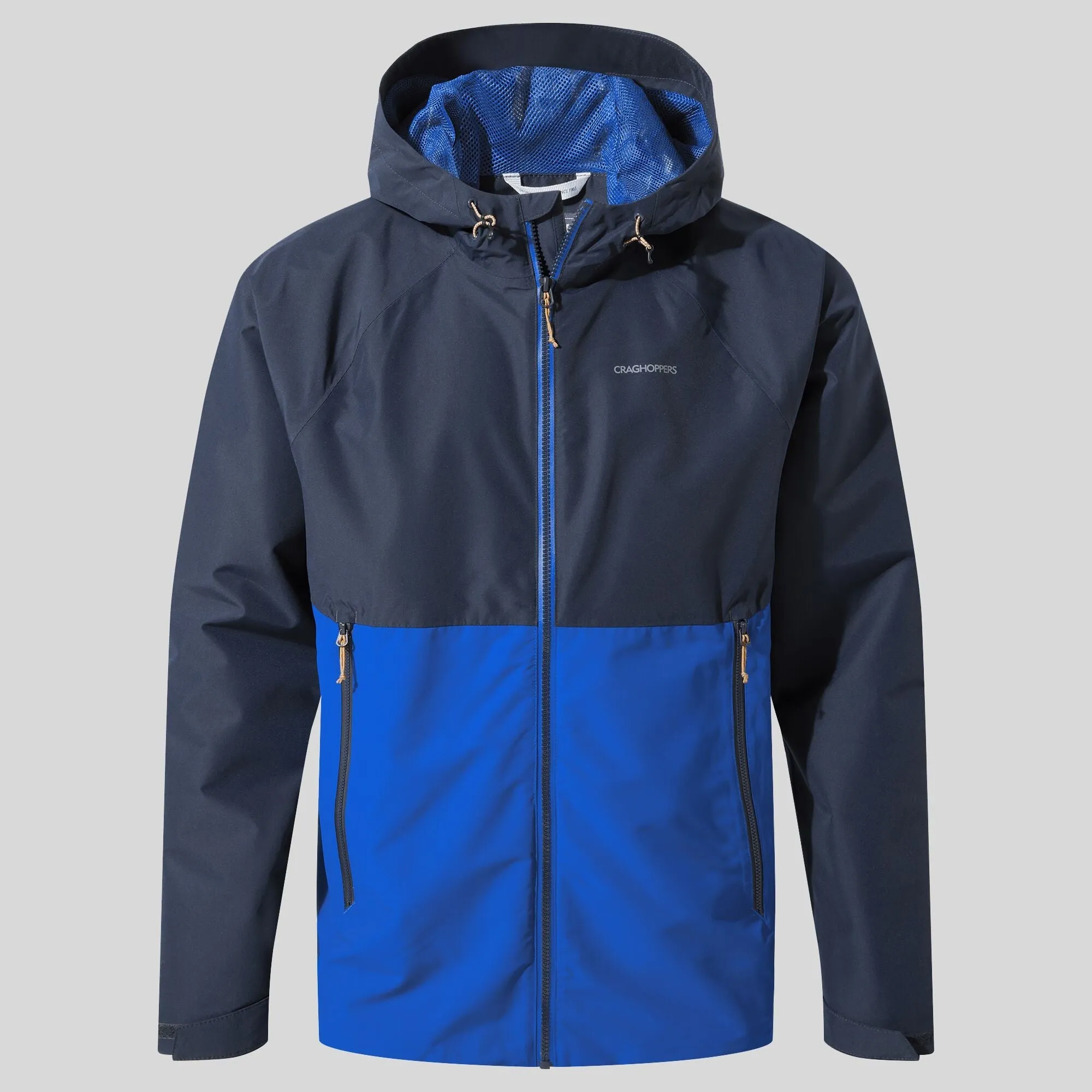 Craghoppers Mens Sebastian Waterproof Breathable Jacket-BLUE NAVY