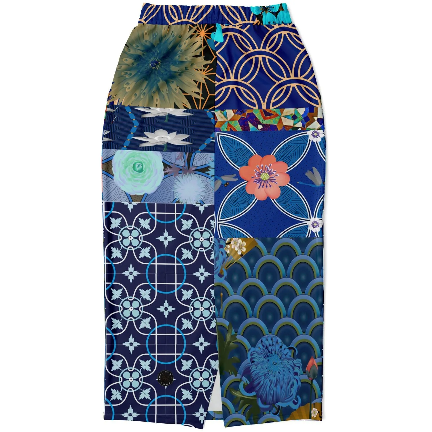 Dahlia Lama Eco-Poly Long Pocket Skirt