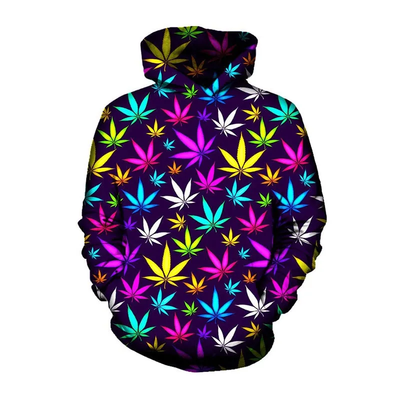 Dank Master Colorful Weed Hoodie Pullover