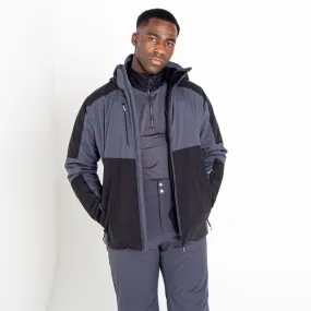 Dare2b Mens Emulate Waterproof Ski Jacket-BLACK EBONY