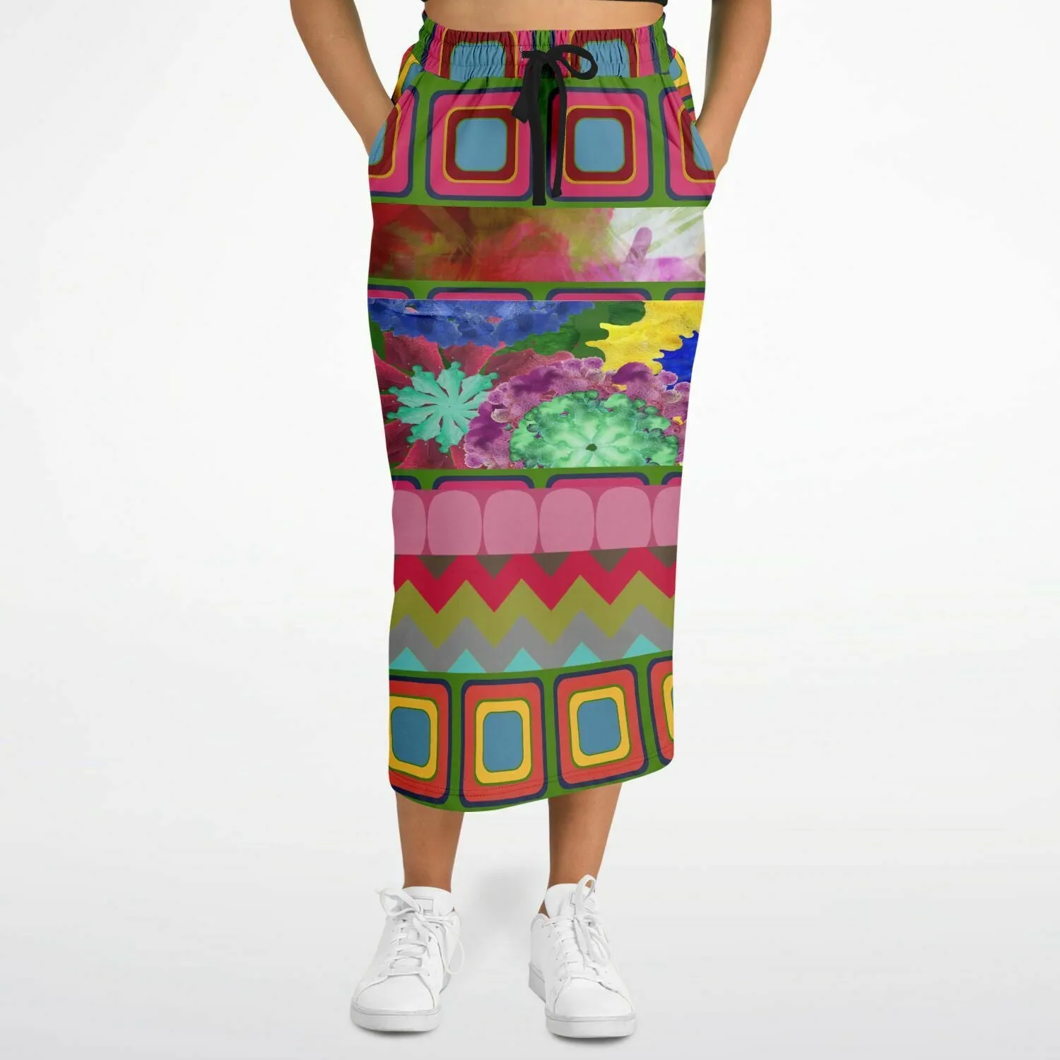 Dayglo Me Eco-Poly Long Pocket Skirt