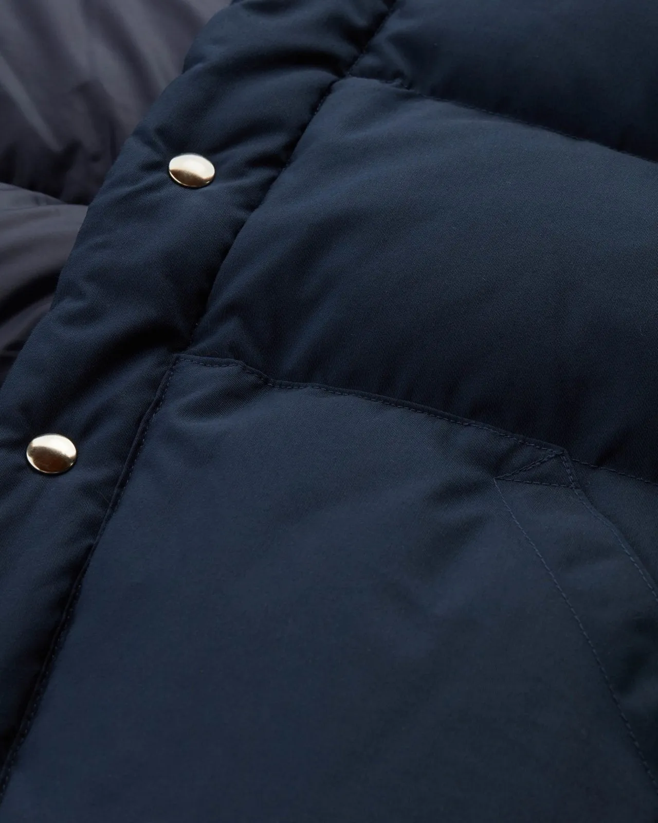 Down Sweater | 60/40 Cotton/Nylon Down Jacket | Navy