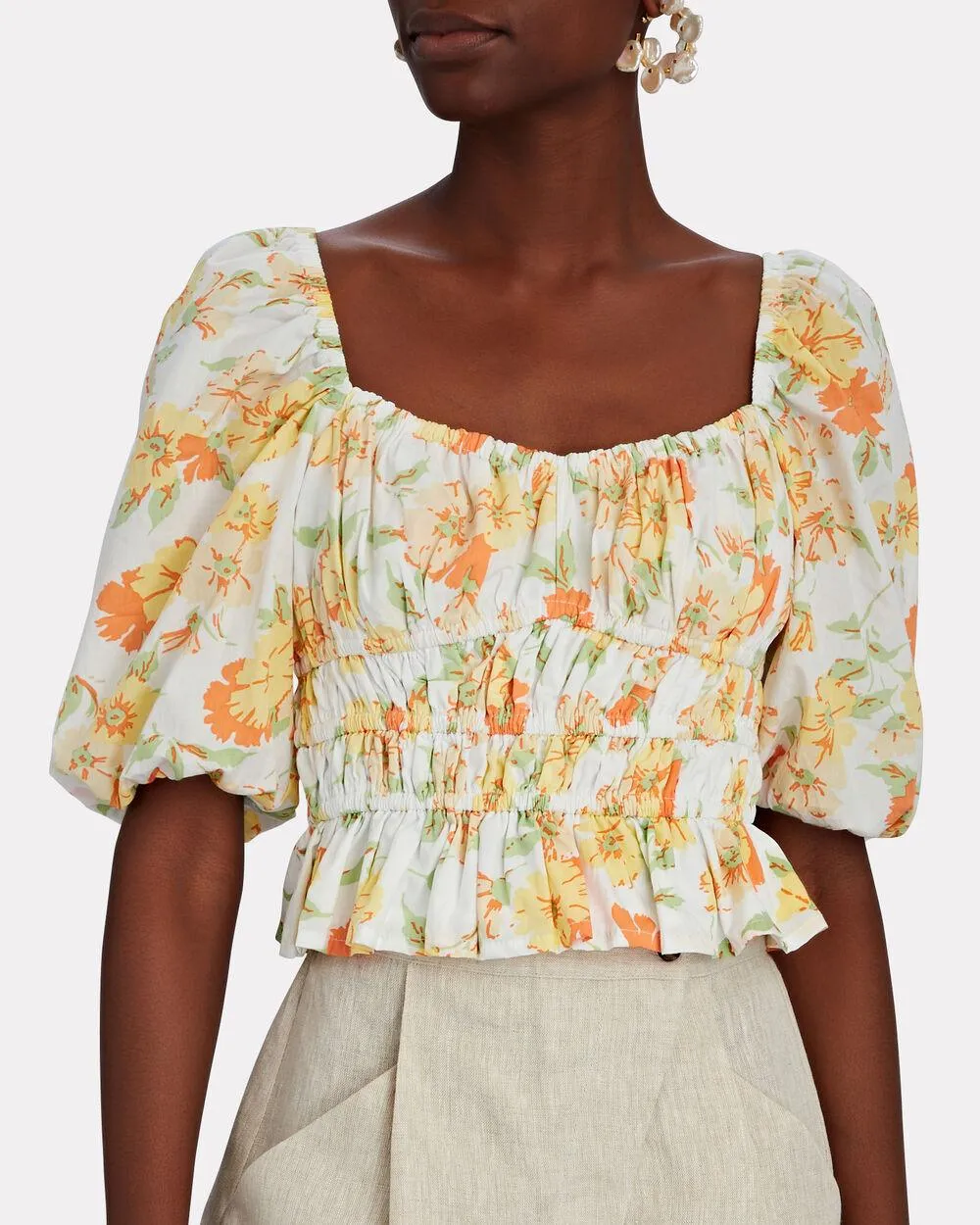 Enrica Top Palermo Floral Print