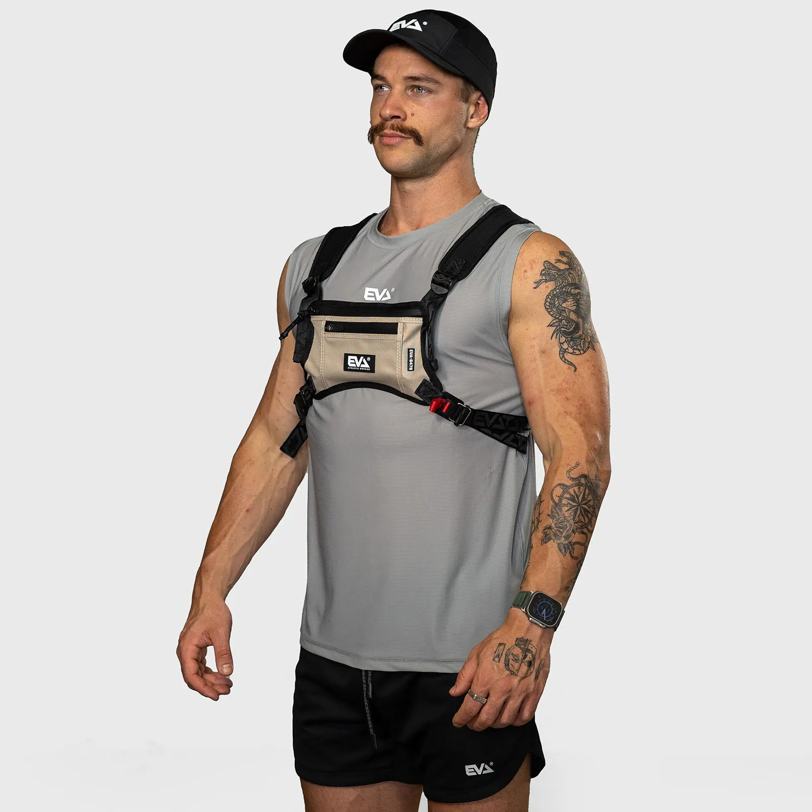 EVA Athletic - EVA8393 Running Tech Vest - Bone