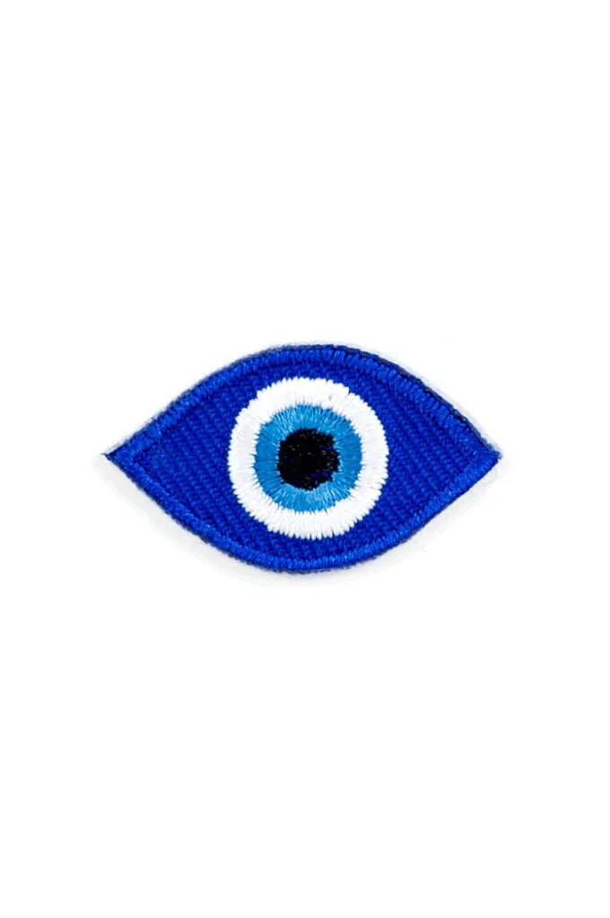 Evil Eye Embroidered Sticker Patch (1" wide)