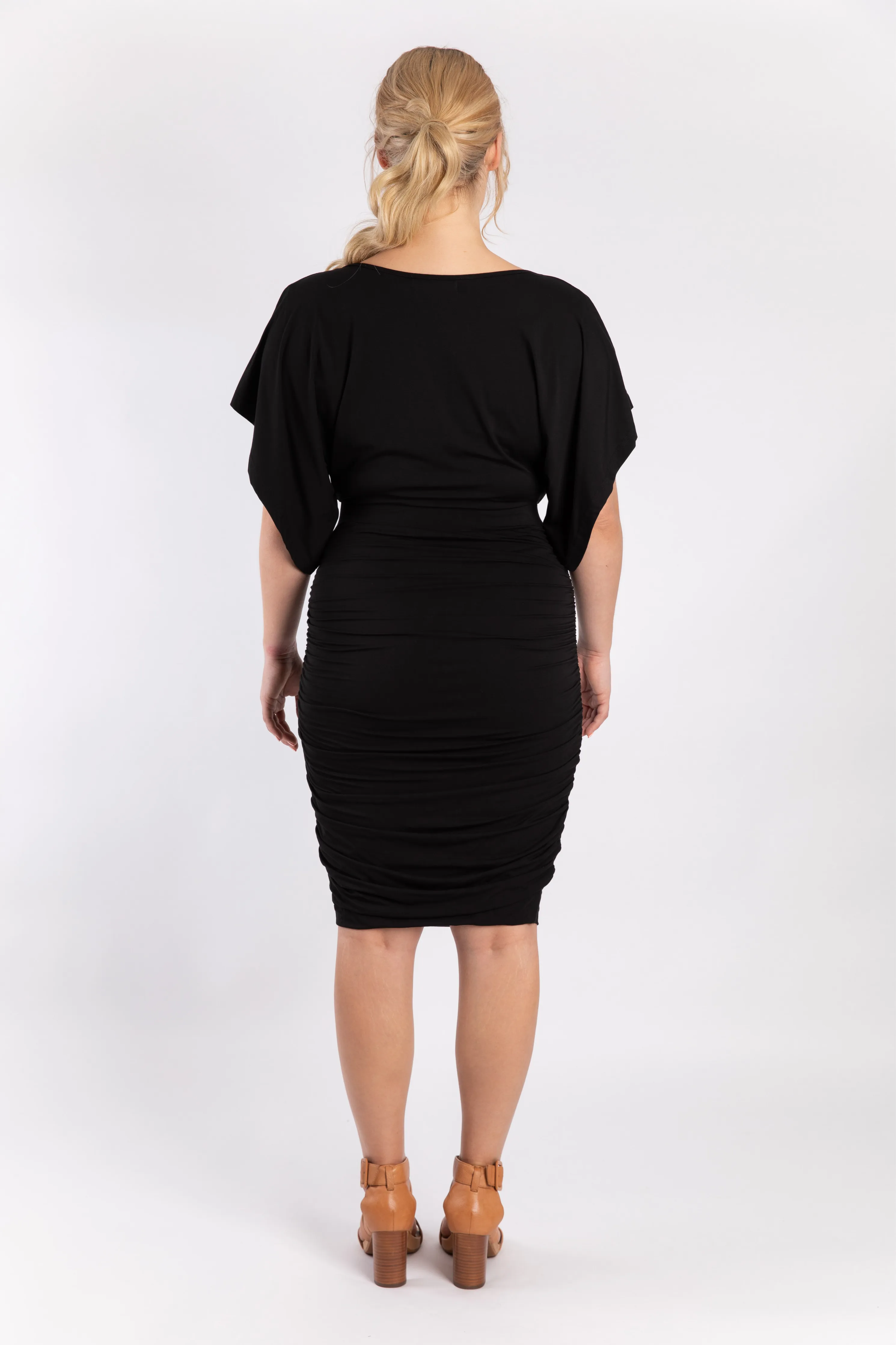 FINAL SALE Billow Dress in Black