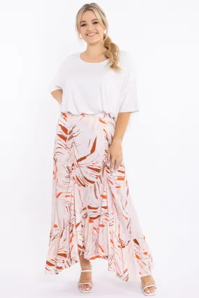 FINAL SALE Free Love Skirt in Desert Leaf