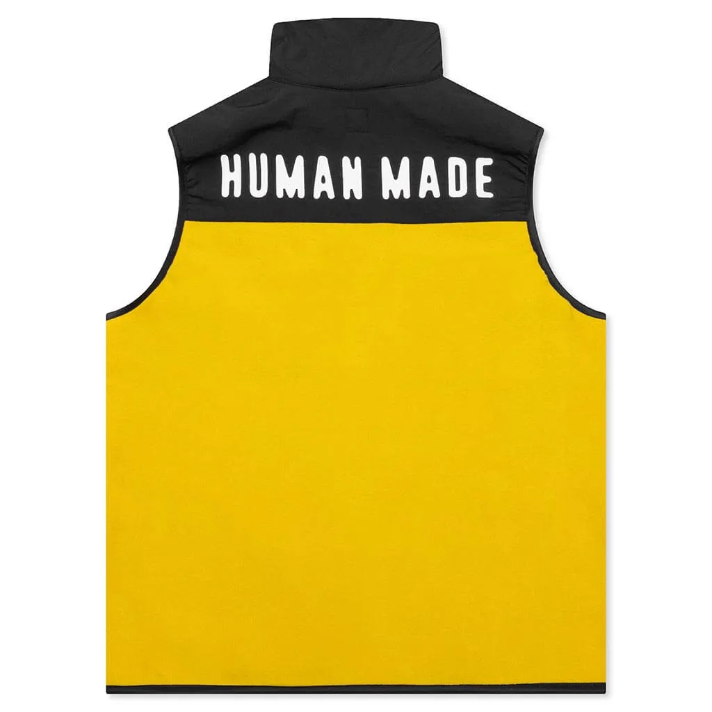 Fleece Vest - Yellow