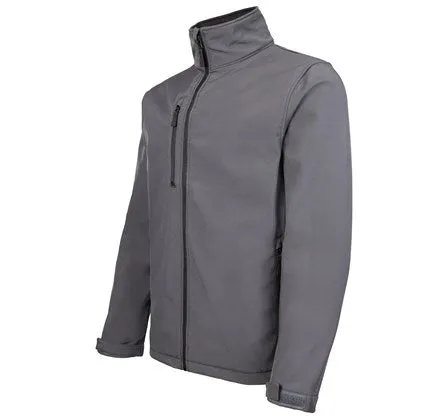 Fort Selkirk Water Resistant Breathable Softshell Jacket-GREY