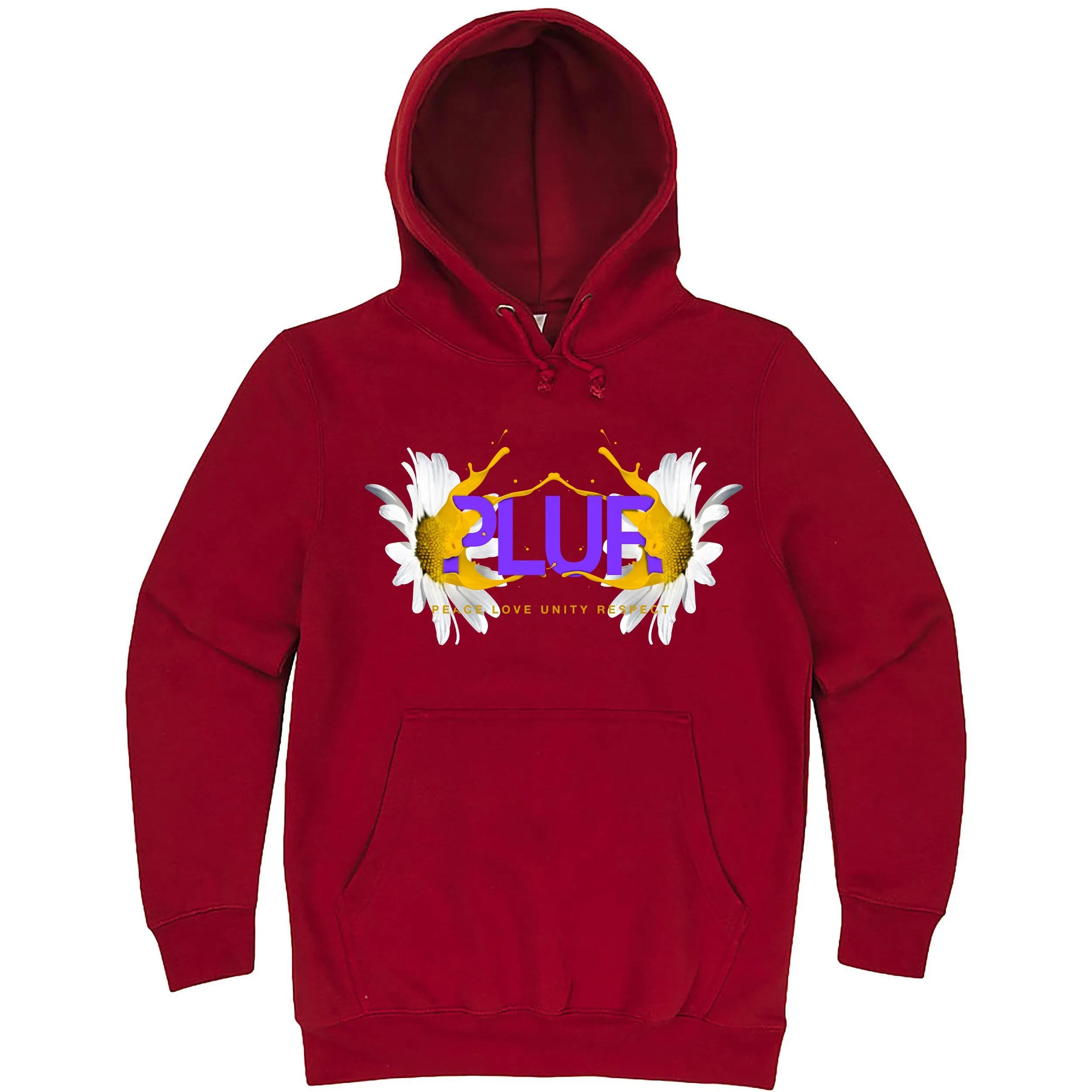 Fun "PLUR - Peace, Love, Unity, Respect" hoodie