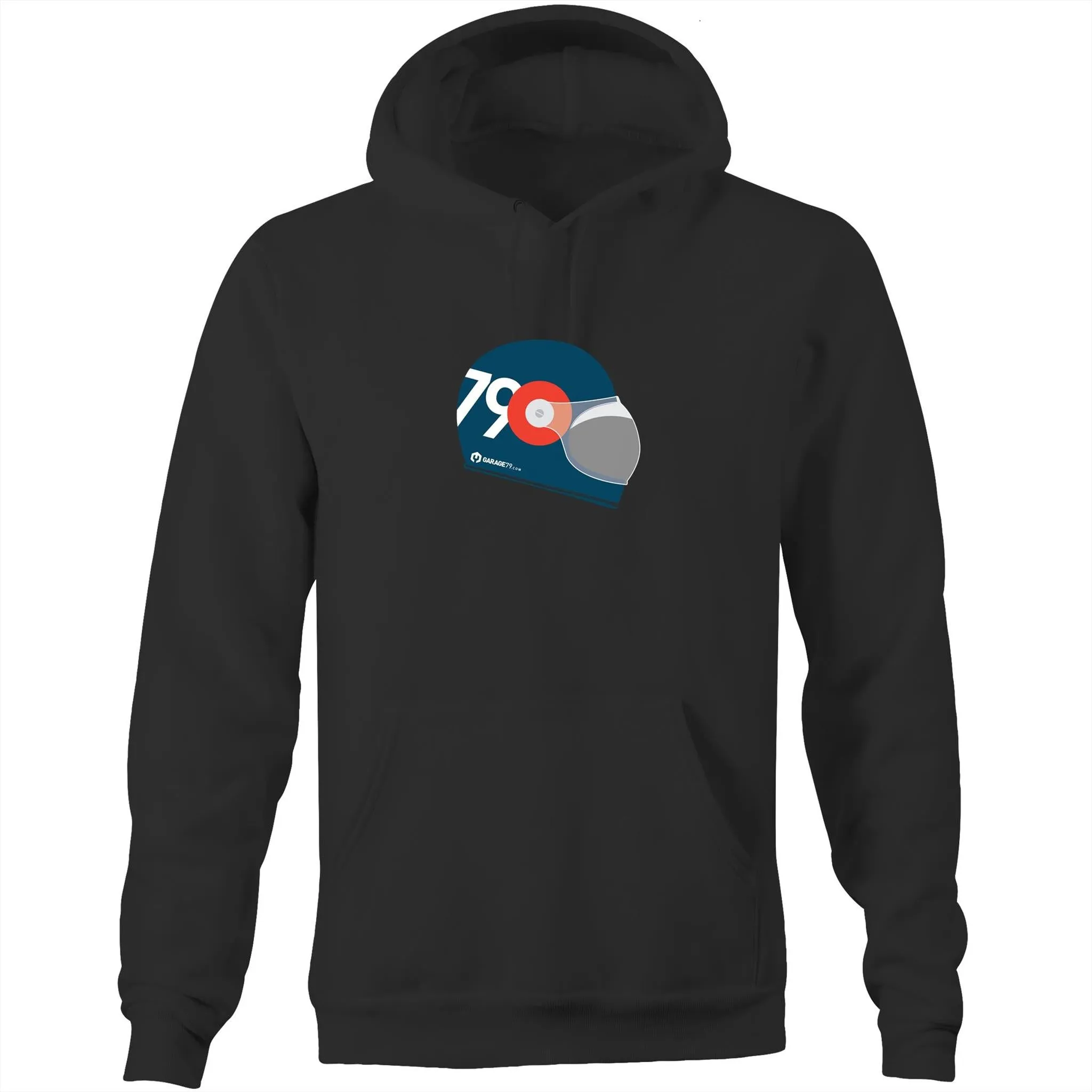 Garage79 Helmet Pocket Hoodie Sweatshirt