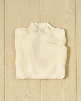 Haven Sweater Knit Top in White