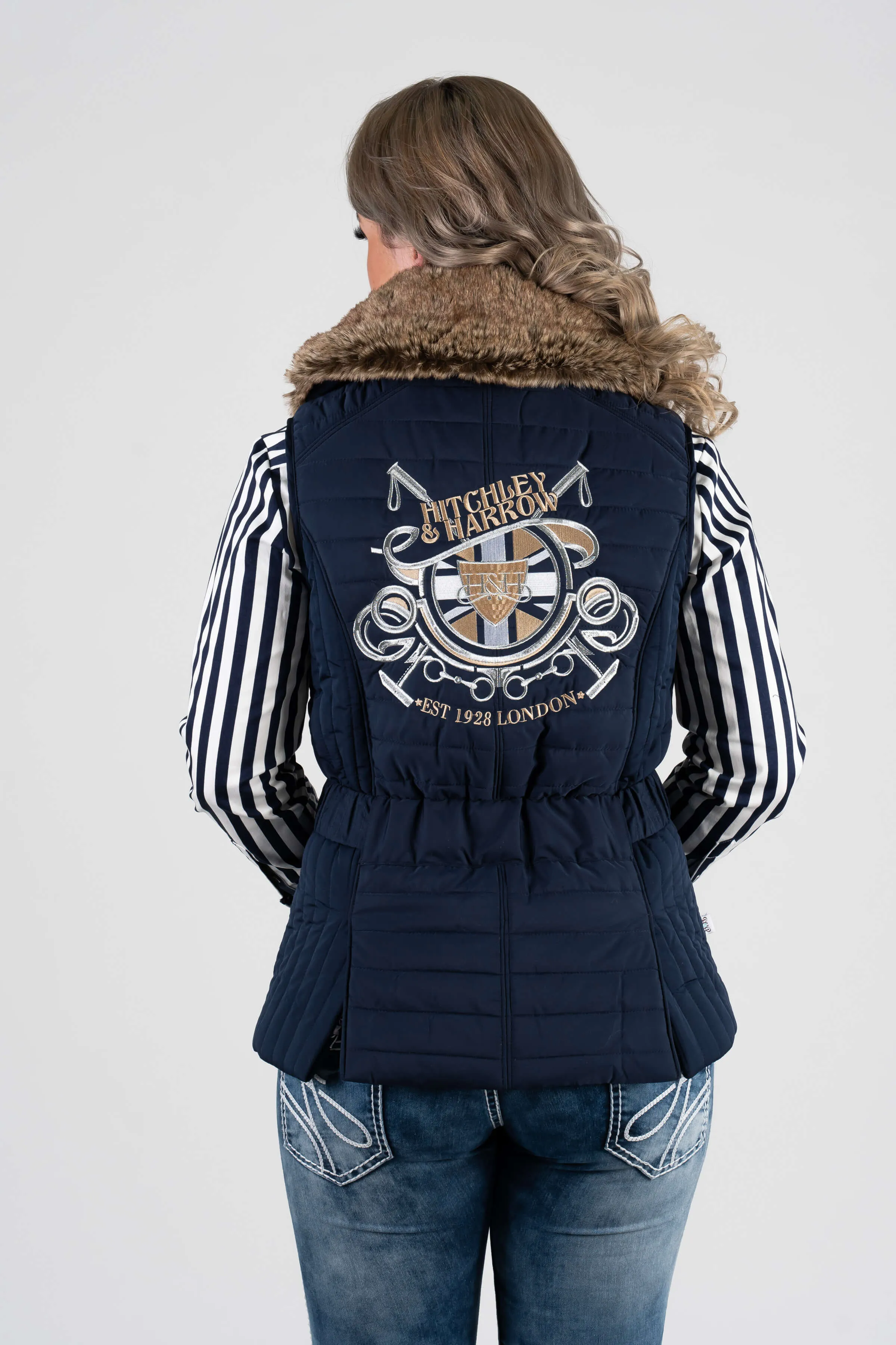 Hitchley & Harrow PV4 Navy Puffer Vest